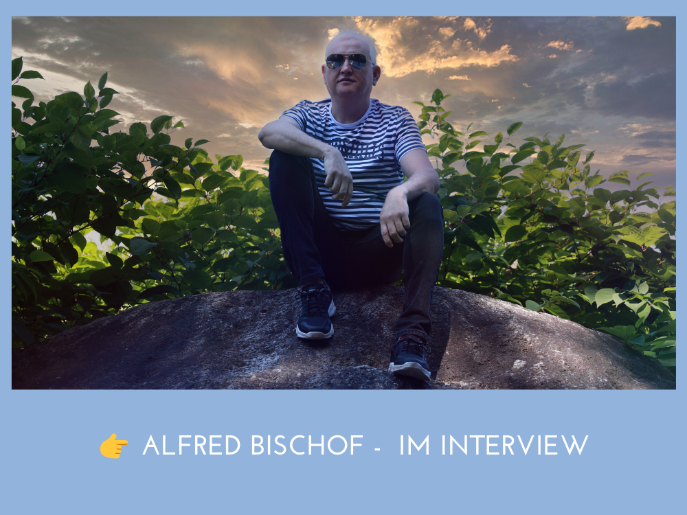 Alfred Bischof Liedermacher mitten in der Natur