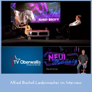 Thumbnail zum zweiten TV-Oberwallis-Interview von Alfred Bischof aus dem Jahr 2025.