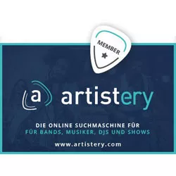 „Artistery – Online-Plattform zur Buchung von Künstlern und Live-Acts“
